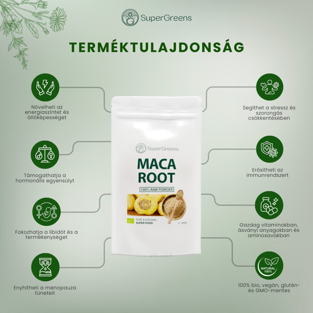 Bio Maca gyökér por - Image 3